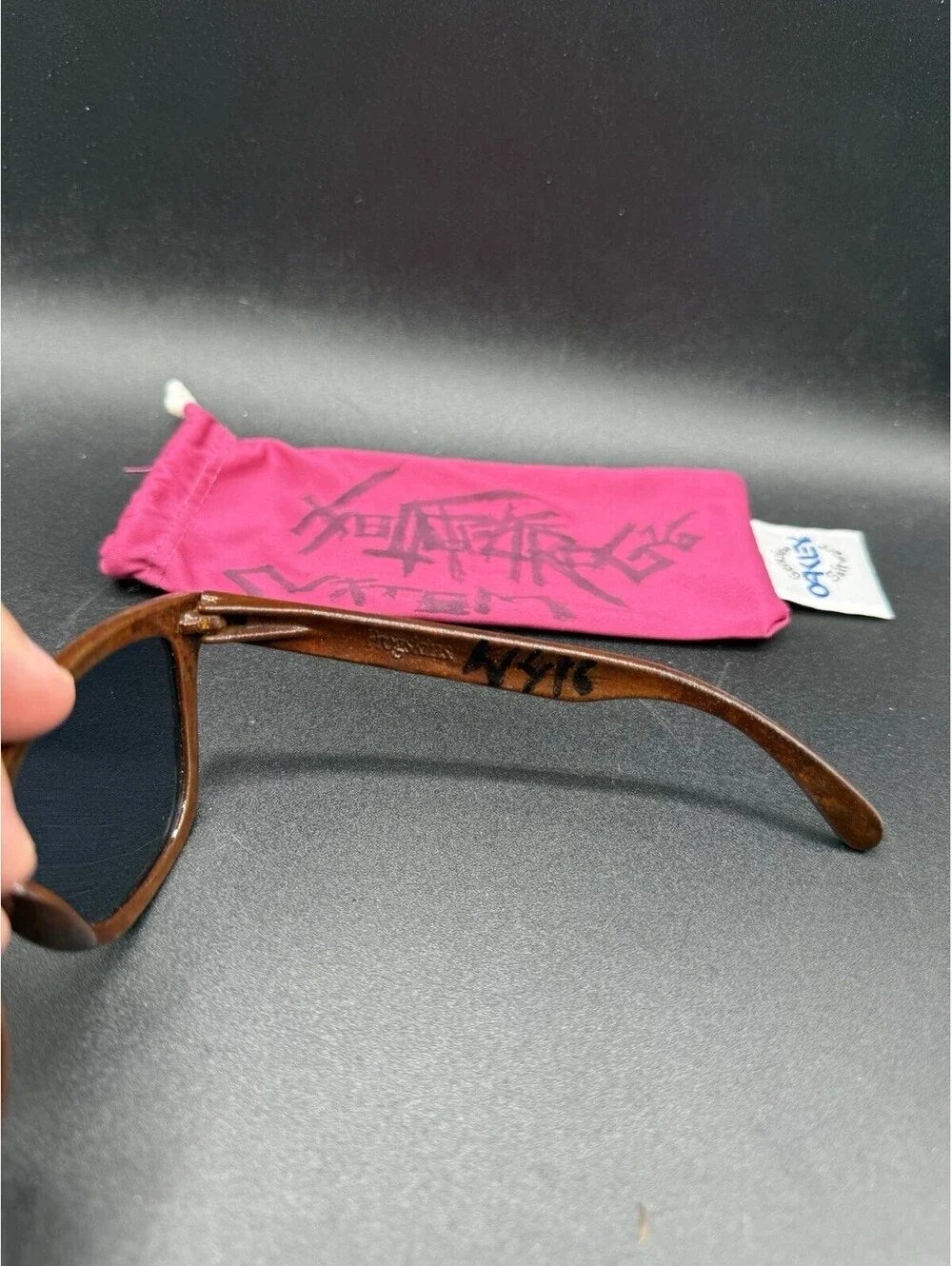 Oakley Frogskin Custom Brown/Grey Lenses
